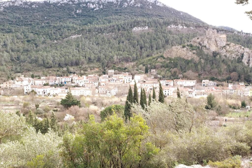 Gite De La Confluence Padern Bagian luar foto